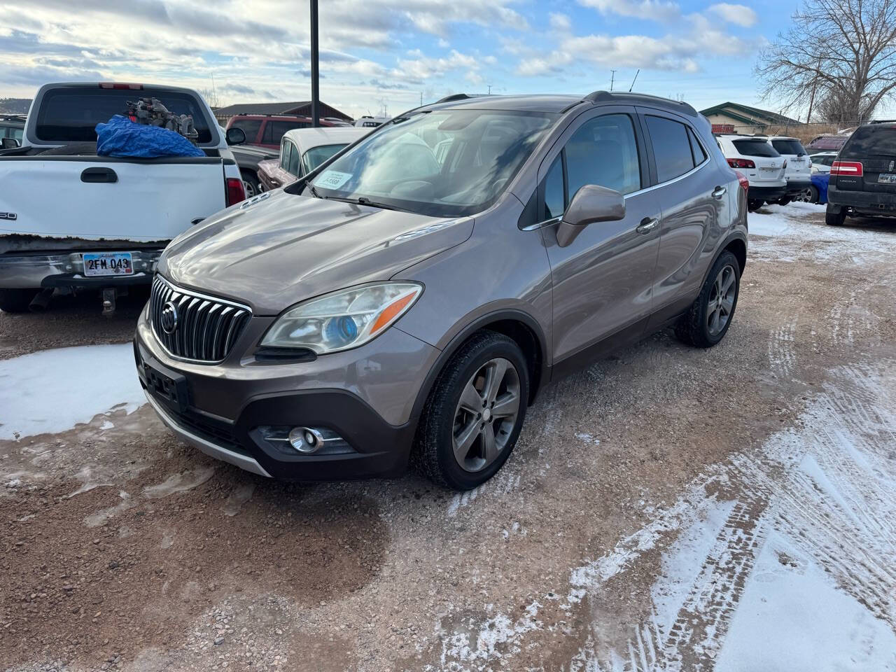 Silver 2013 Buick Encore Leather Leather 4dr Crossover 2