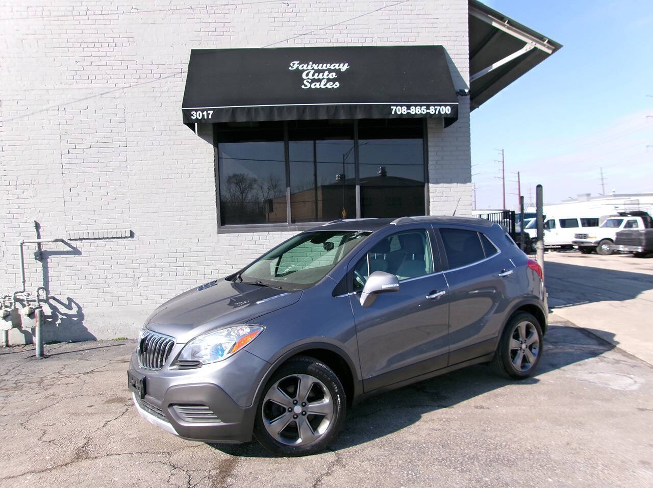 Gray 2014 Buick Encore Base Base 4dr Crossover 1