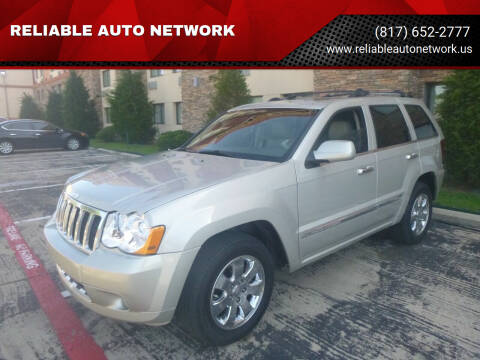 2008 Jeep Grand Cherokee for sale at RELIABLE AUTO NETWORK in Arlington TX