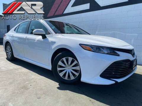 2019 Toyota Camry Hybrid for sale at Auto Republic Fullerton in Fullerton CA