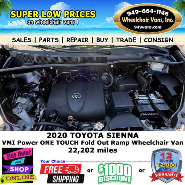 2020 Toyota Sienna LE Mobility 7-Passenger