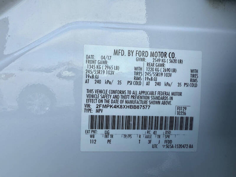 2017 Ford Edge Titanium