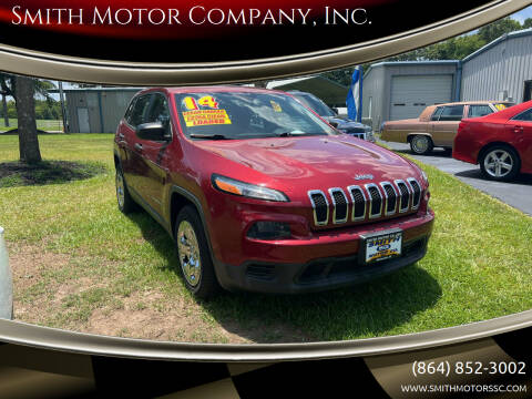 2014 Jeep Cherokee for sale at Smith Motor Company, Inc. in Mc Cormick SC