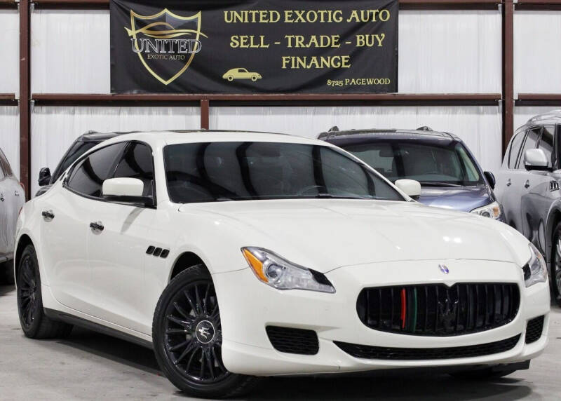 2014 Maserati Quattroporte for sale at United Exotic Auto in Houston TX