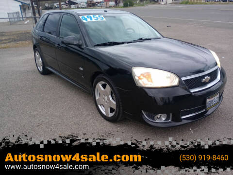 2006 Chevrolet Malibu Maxx for sale at Autosnow4sale.com in El Dorado CA