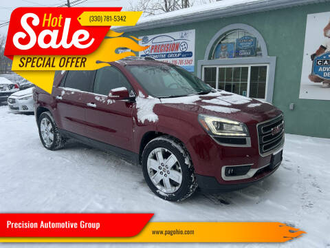 2017 GMC Acadia Limited for sale at Precision Automotive Group in Youngstown OH