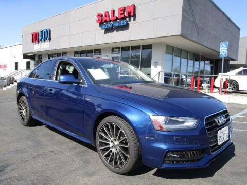 2014 Audi A4 for sale at Salem Auto Sales in Sacramento CA