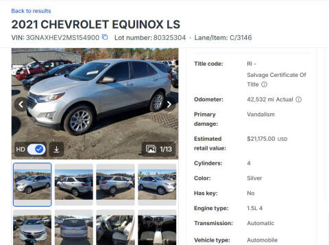 2021 Chevrolet Equinox LS