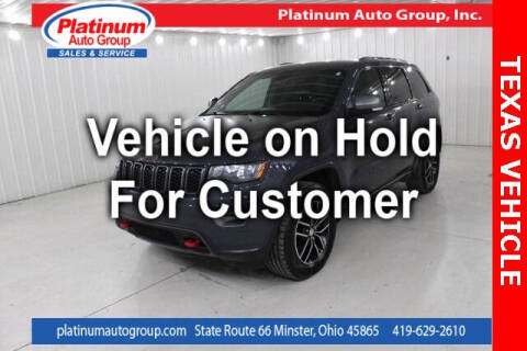 2018 Jeep Grand Cherokee for sale at Platinum Auto Group Inc. in Minster OH