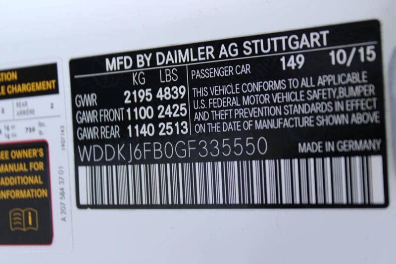 2016 Mercedes-Benz E-Class E 400