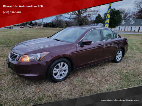 2010 Honda Accord for sale at Riverside Automotive INC in Aberdeen MD