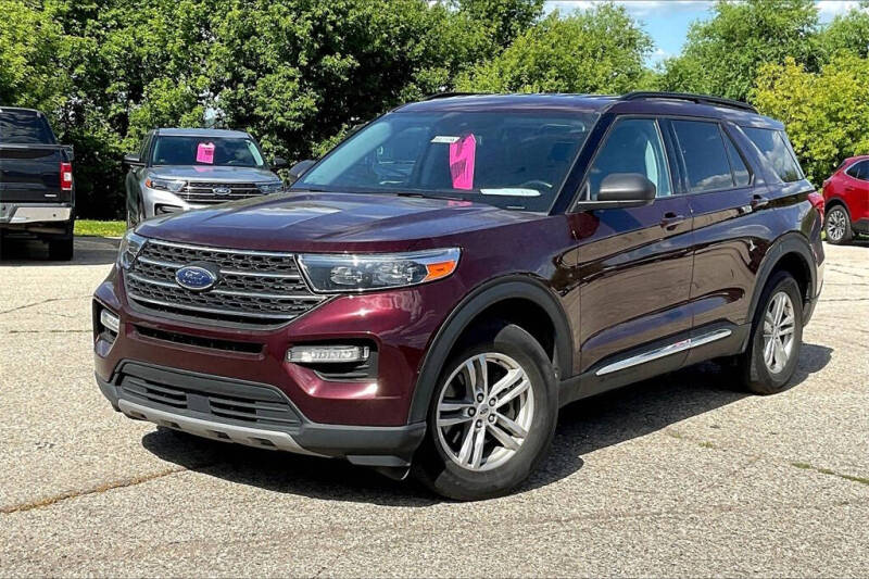 Used 2022 Ford Explorer XLT with VIN 1FMSK8DH4NGB49538 for sale in Montevideo, Minnesota