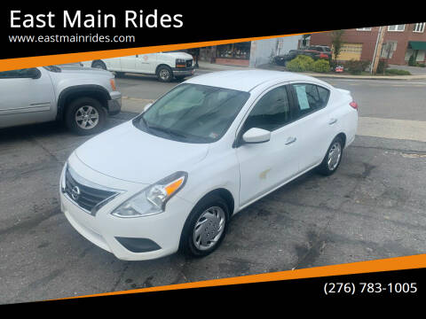 2018 Nissan Versa for sale at East Main Rides in Marion VA