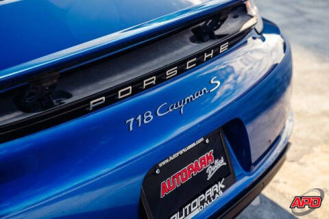 2017 Porsche 718 Cayman S