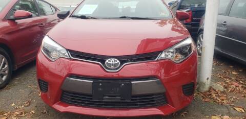 2015 Toyota Corolla for sale at Highland Park Motors Inc. in Highland Park NJ