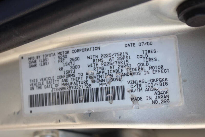 2000 Toyota 4Runner SR5