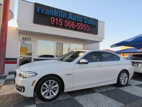 2015 BMW 5 Series for sale at Franklin Auto Sales in El Paso TX