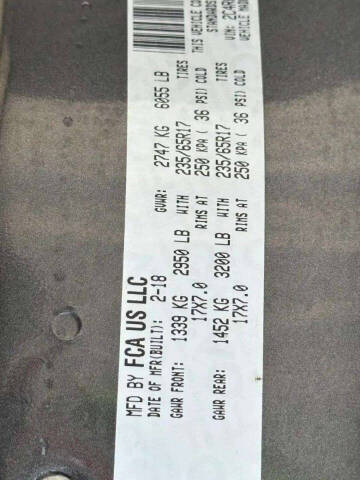 2018 Chrysler Pacifica Touring L