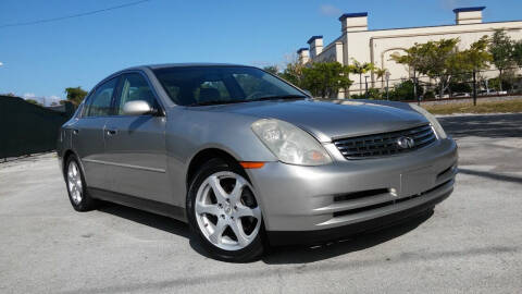 2003 Infiniti G35 for sale at AUTO BENZ USA in Fort Lauderdale FL