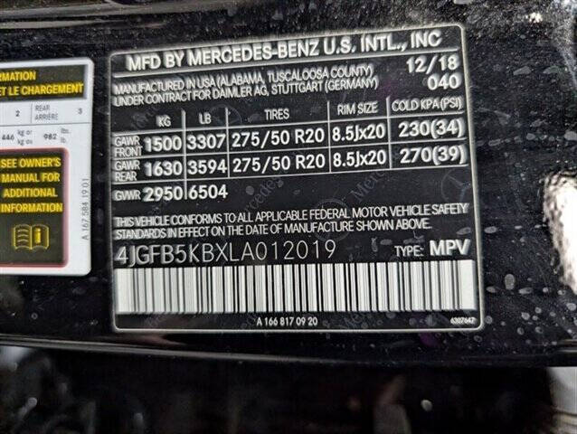 2020 Mercedes-Benz GLE GLE 450 4MATIC