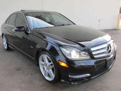 2012 Mercedes-Benz C-Class for sale at QUALITY MOTORCARS in Richmond TX