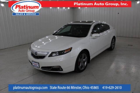 2012 Acura TL for sale at Platinum Auto Group Inc. in Minster OH