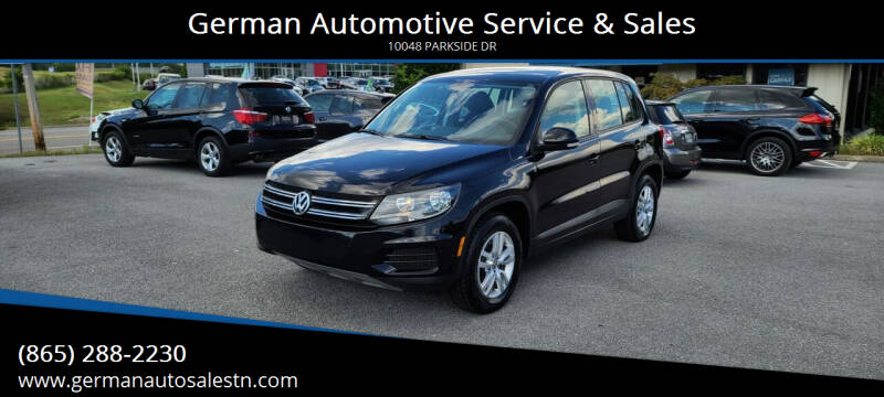 2012 Volkswagen Tiguan for sale at German Automotive Service & Sales in Knoxville TN
