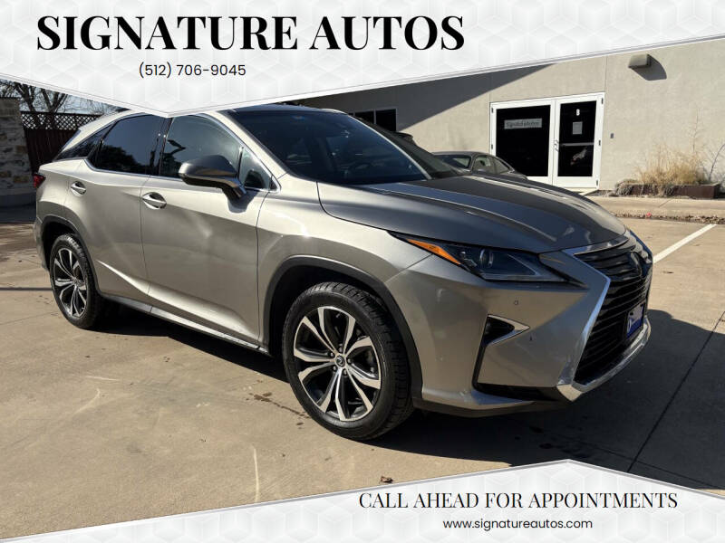2019 Lexus RX 350 for sale at Signature Autos in Austin TX