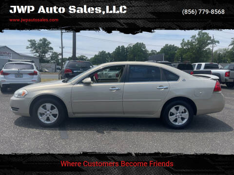 2008 Chevrolet Impala for sale at JWP Auto Sales,LLC in Maple Shade NJ