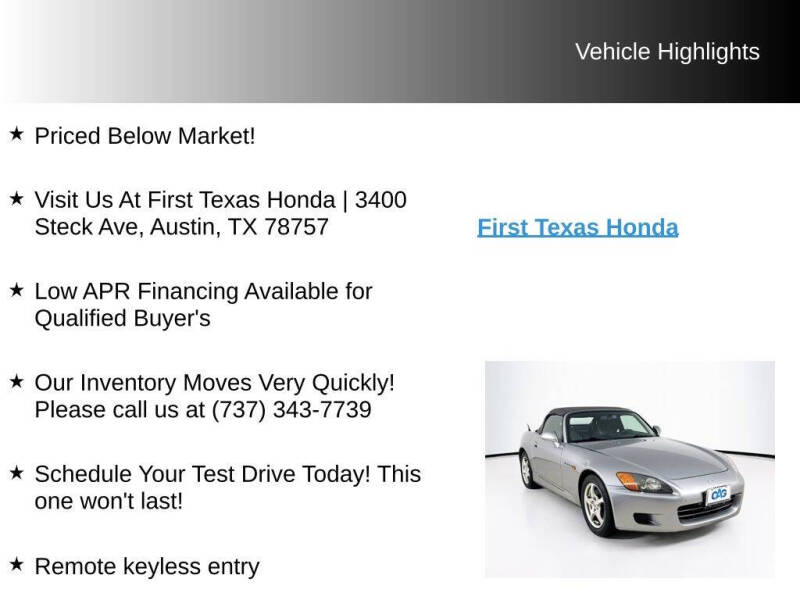 2003 Honda S2000