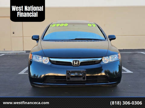 2007 Honda Civic for sale at West National Financial in Van Nuys CA