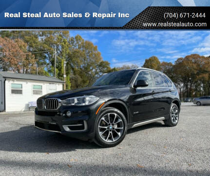 2018 BMW X5 for sale at Real Steal Auto Sales & Repair Inc in Gastonia NC