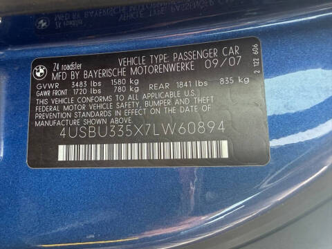 2007 BMW Z4 3.0i