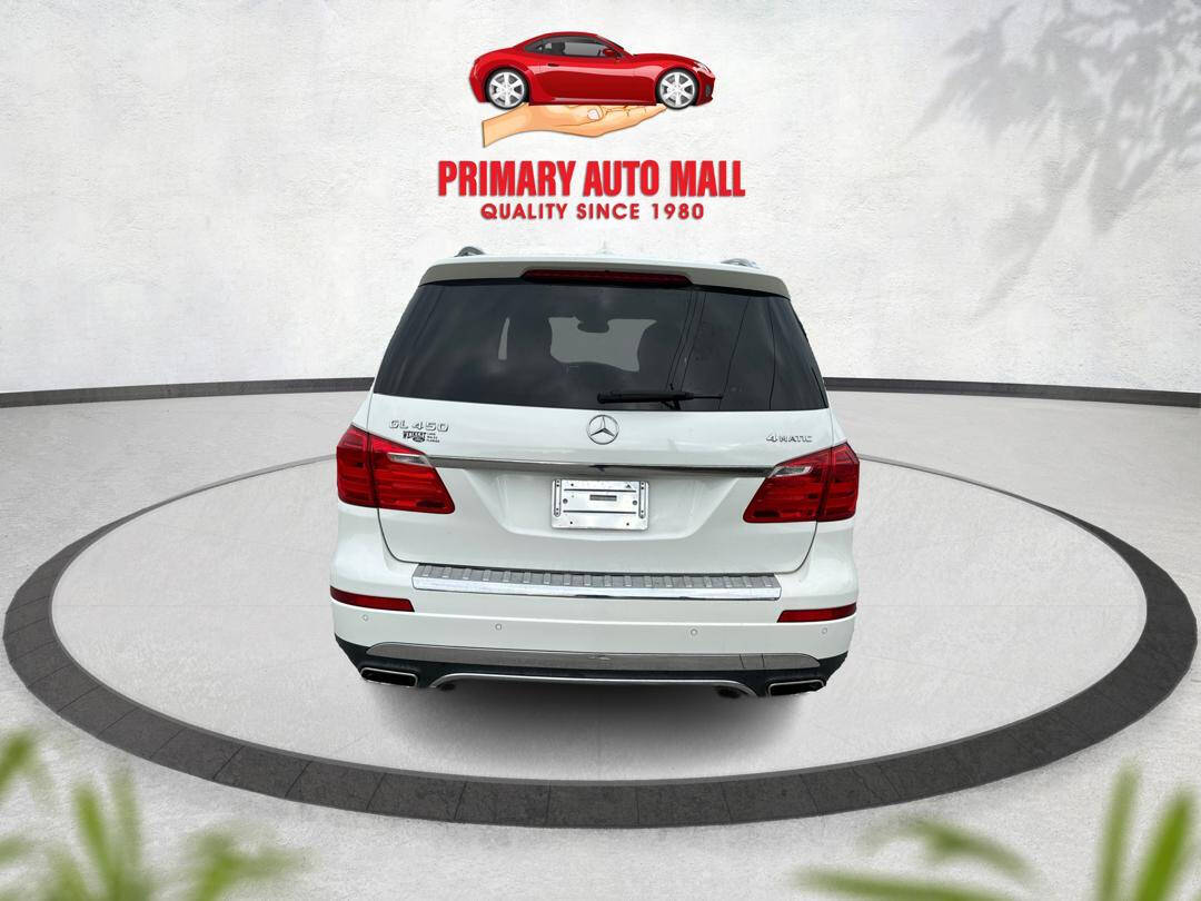 2015 Mercedes-Benz GL-Class for sale at Primary Auto Mall in Fort Myers, FL