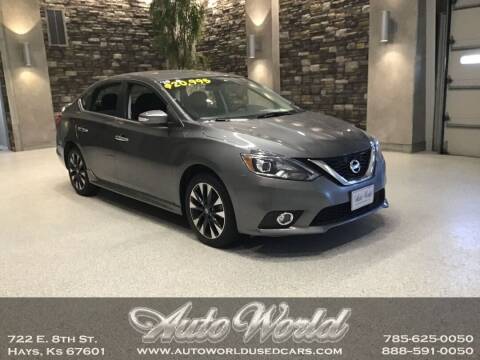 2019 Nissan Sentra for sale at Auto World Used Cars in Hays KS