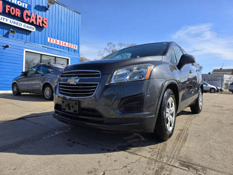 2016 Chevrolet Trax for sale at Detroit Cash for Cars in Warren MI