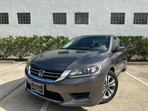 2013 Honda Accord for sale at UPTOWN MOTOR CARS in Houston TX