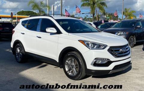 2018 Hyundai Santa Fe Sport for sale at AUTO CLUB OF MIAMI, INC in Miami FL