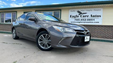 2015 Toyota Camry for sale at Eagle Care Autos in Mcpherson KS