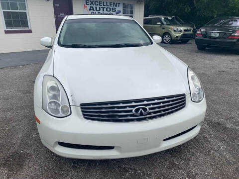 2006 Infiniti G35 for sale at Excellent Autos of Orlando in Orlando FL