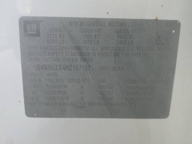 2017 GMC Acadia SLE-2