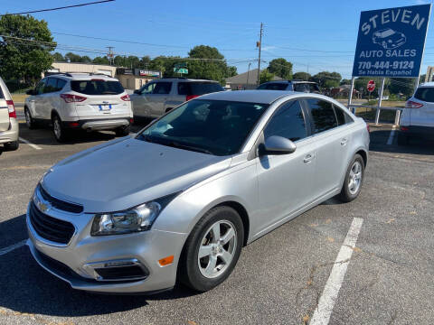 2015 Chevrolet Cruze for sale at Steven Auto Sales in Marietta GA