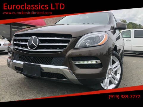 2015 Mercedes-Benz M-Class for sale at Euroclassics LTD in Durham NC