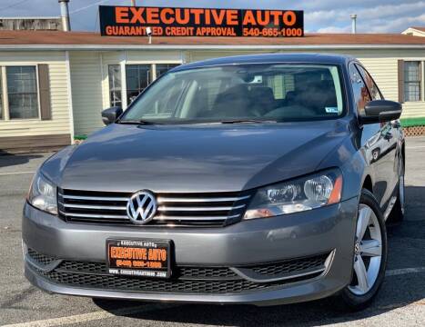 2012 Volkswagen Passat for sale at Executive Auto in Winchester VA