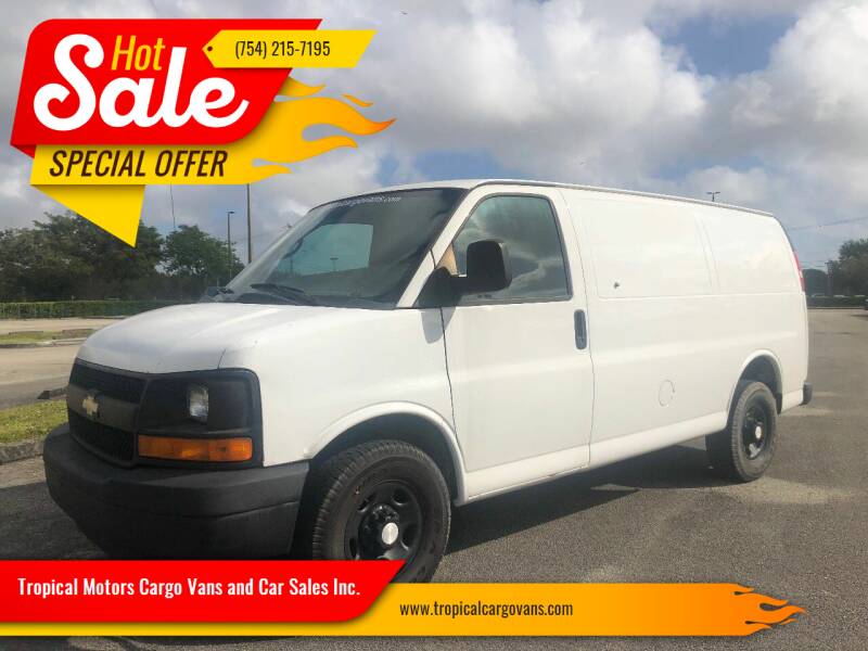 2011 Chevrolet Express Cargo for sale at Tropical Motors Cargo Vans and Car Sales Inc. in Pompano Beach FL