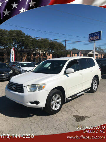 2009 Toyota Highlander for sale at Buffalo Auto Sales 2 Inc in Pasadena TX