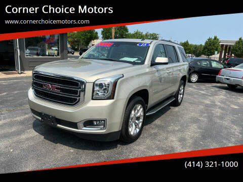 2015 GMC Yukon for sale at Corner Choice Motors in West Allis WI