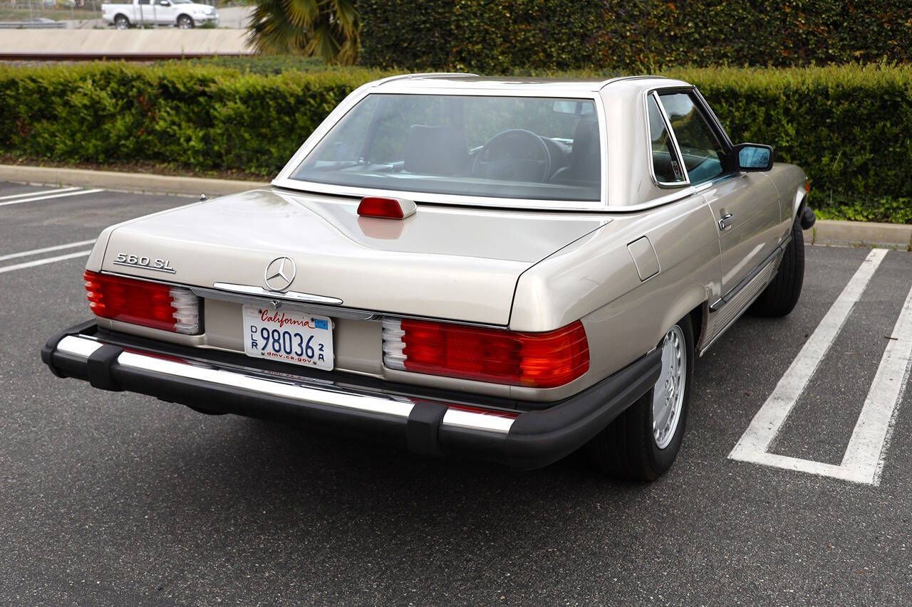 1987 Mercedes-Benz 560-Class for sale at DE AUTOS INC in San Juan Capistrano, CA