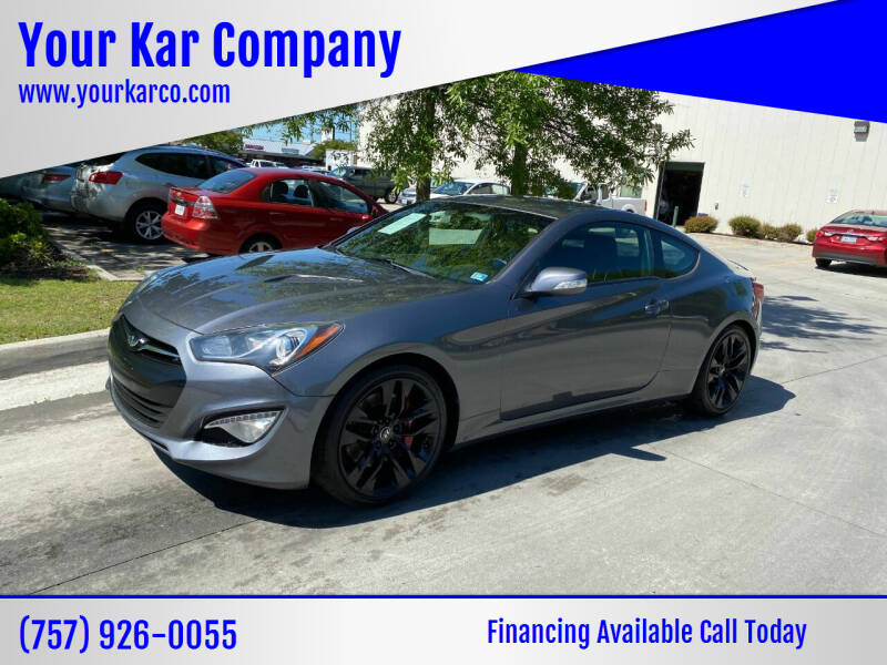 2015 Hyundai Genesis Coupe for sale at Your Kar Company in Norfolk VA