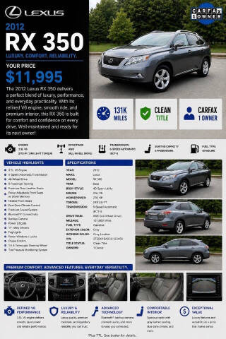2012 Lexus RX 350